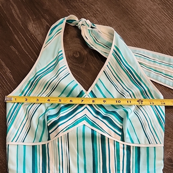 Stylish Backless Striped Dress - Picture 2 of 5